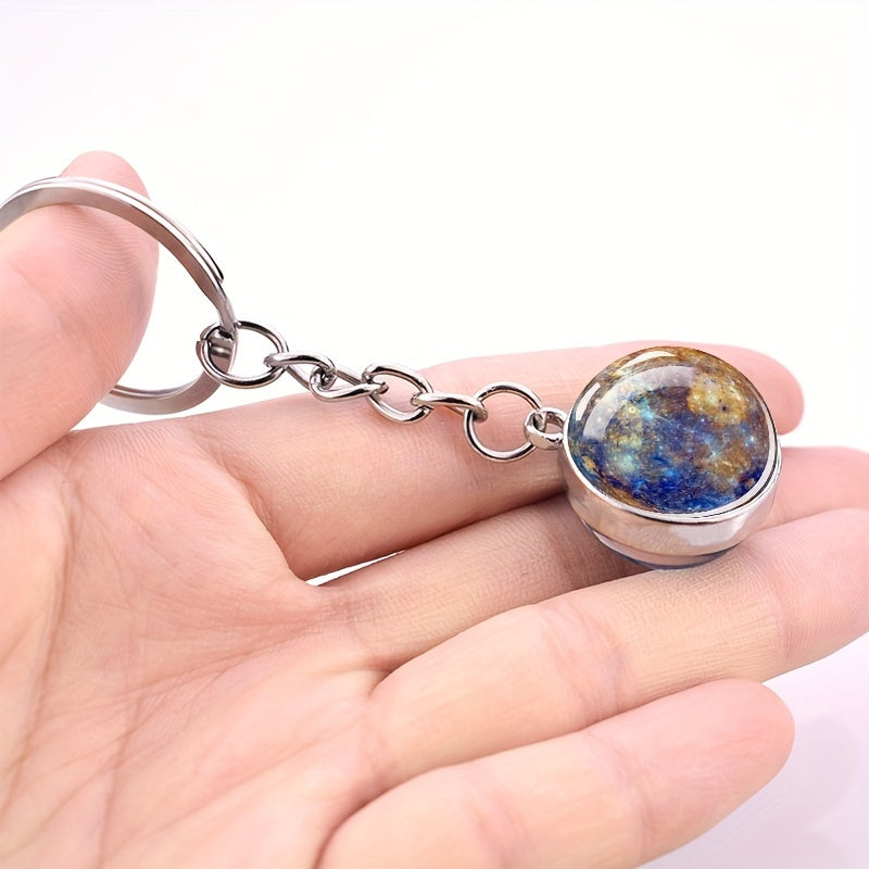 Solar System Eight Planets Keychain