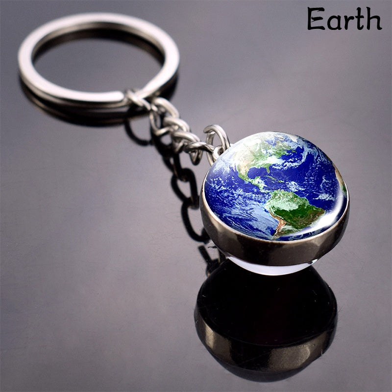 Solar System Eight Planets Keychain