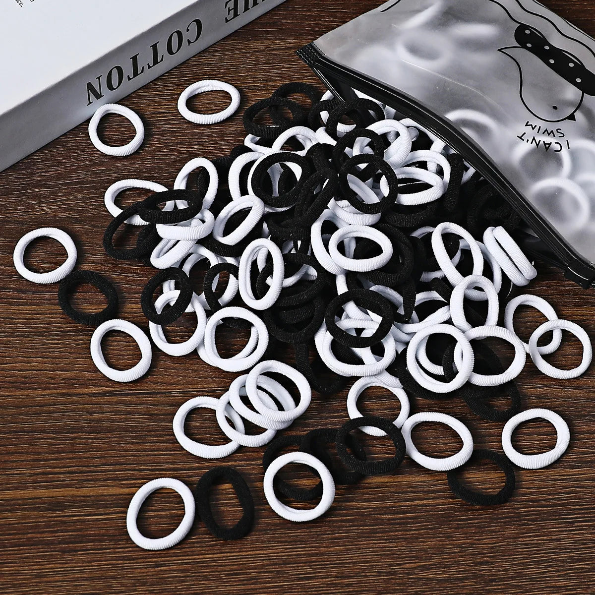 50/100Pcs Hair Bands for Children Colorful Nylon Scrunchie Hair Ties Rubber Band Kids Elastic Hair Leagues Girl Hair Accessories