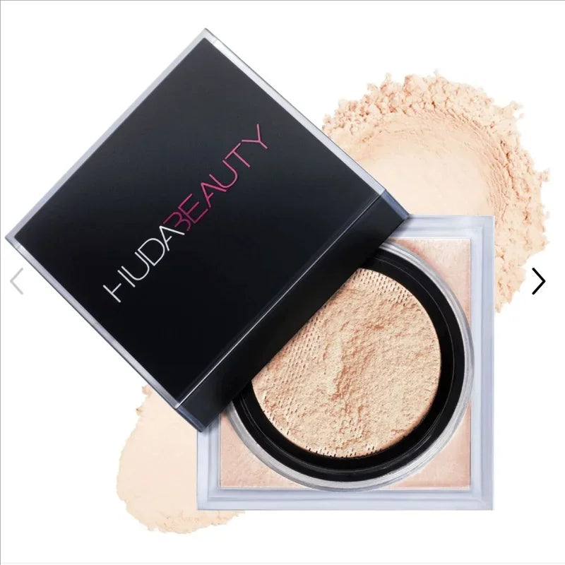 Huda Beauty Delicate Setting Powder Lasting Without Shedding Makeup Control Oil Locking Moisture Create Zero Pore Base Makeup